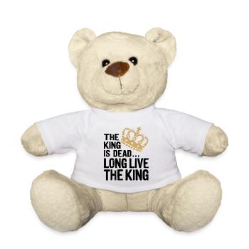 The King is Dead long live the King - Teddy - Weiß - Vorne