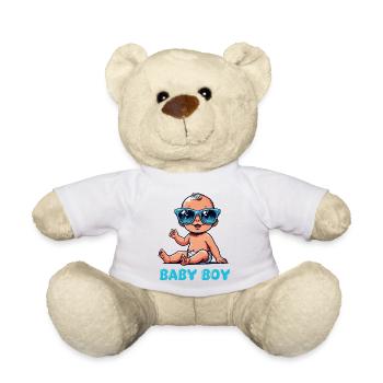 Bande dessinée pour bébé - Nounours - blanc - Devant