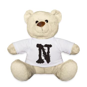 N - Teddy Bear - white - Front