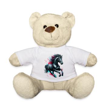 Horse - Teddy Bear - white - Front