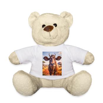 Animaux africains super mignons – Gnous - Nounours - blanc - Devant