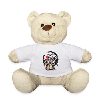 Dragon Dragon Enfant Enfants Conte de fées - Nounours - blanc - Devant