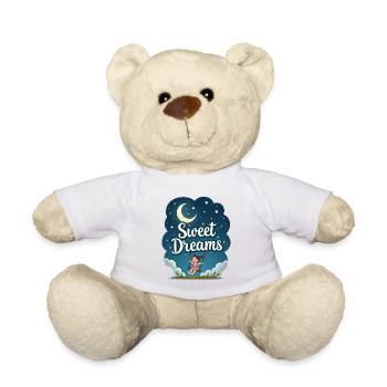Fille Rocks Sweet Dreams Chemise de nuit - Nounours - blanc - Devant