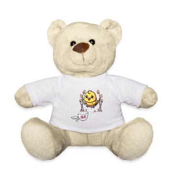 Chick Easter Kids Child Eggshell Baby Chicken - Teddy Bear - white - Front