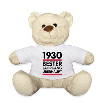 Geboren 1930 Bester Jahrgang überhaupt - Teddy - Weiß - Vorne