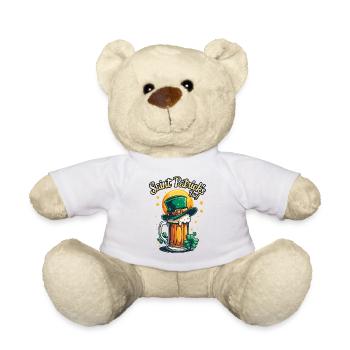 Saint Patrick`s Day Beer - Teddy - Weiß - Vorne