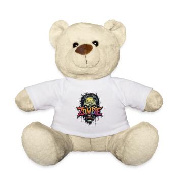 Zombie-Kopf - Teddy - Weiß - Vorne