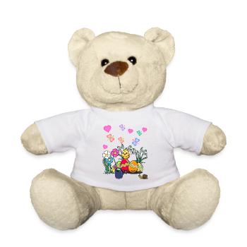 Ostern Kinder Küken Kind - Teddy - Weiß - Vorne