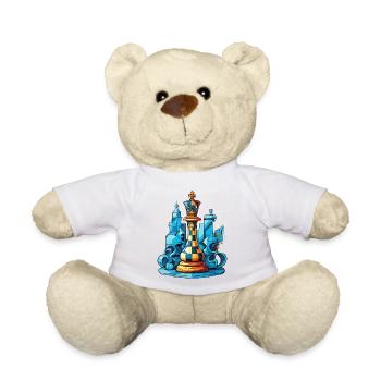 Roi des échecs - Nounours - blanc - Devant