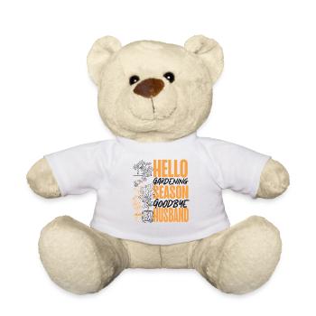 Amoureux des plantes Jardinage Mari Femme - Nounours - blanc - Devant