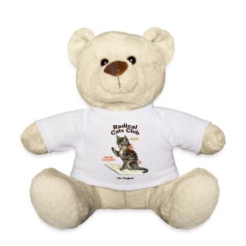 Radical Cats Club – Vintage Cat Lovers - Nounours - blanc - Devant