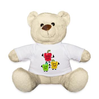 Paprika Gemüse Vegetarisch - Teddy - Weiß - Vorne