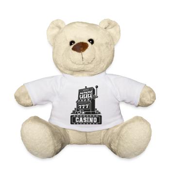 jackpot automat casino - Teddy - Weiß - Vorne