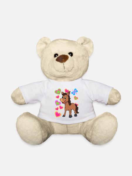 Esel Kinder Kind - Teddy - Weiß