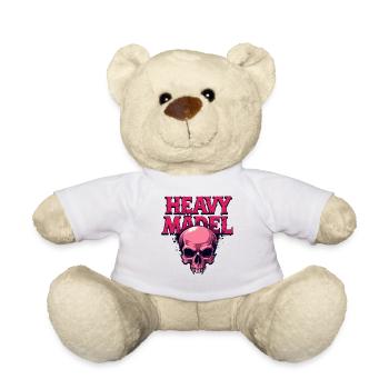 Biker Rocker, Heavy Rock, Punk, Hard Girl Metal - Teddy - Weiß - Vorne