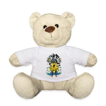 Biene Tirol Tiroler Honik Imker Blume Berge Berg - Teddy - Weiß - Vorne