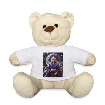 Tsukuyomi Gelassener Mondgott mit silbernem Haar - Teddy - Weiß - Vorne