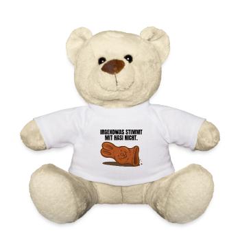 Schokoladenhase Ostern - Teddy - Weiß - Vorne