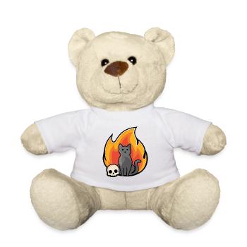 Purr-gatory - Teddy Bear - white - Front