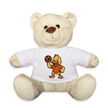 Handball Canard - Nounours - blanc - Devant