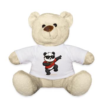 Panda Comic Dance - Nounours - blanc - Devant