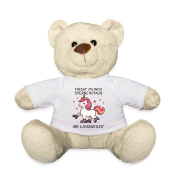 Rollschuh Einhorn - Teddy - Weiß - Vorne