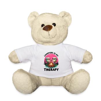 Campfire is my Therapy - Teddy - Weiß - Vorne