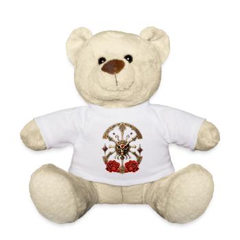 Lien éternel : Nœuds celtiques dans l’élégance gothique. - Nounours - blanc - Devant