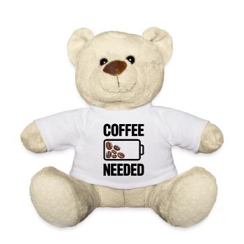 Coffee Humor Funny Coffee Saying - Teddy Bear - white - Front