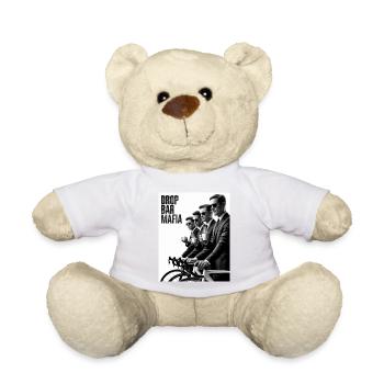 Drop Bar Mafia – Noir Cycling Tee - Teddy Bear - white - Front