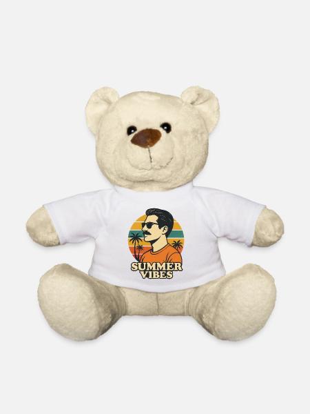 Sommer Vibes Retro Design - Teddy - Weiß
