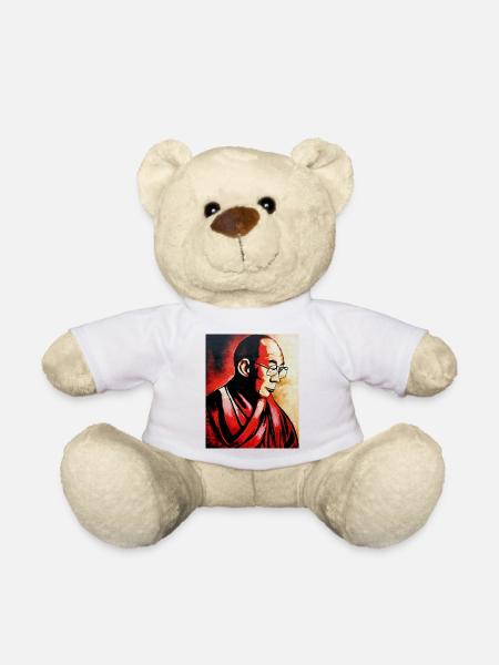 Dalai Lama - Teddy - Weiß
