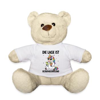 La situation est l’ivresse - Nounours - blanc - Devant