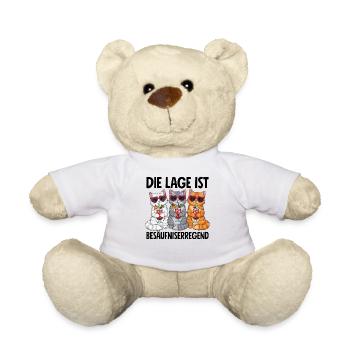 La situation est l’ivresse - Nounours - blanc - Devant