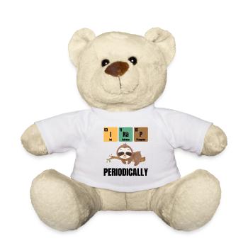 Drôle de paresseux Dire Chimie Humour - Nounours - blanc - Devant