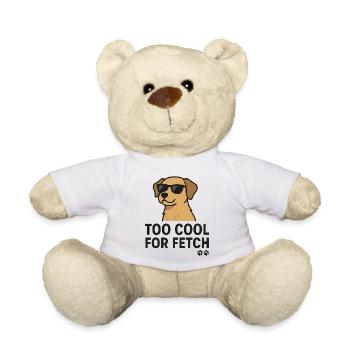Cooler Hund mit Sonnenbrille - Teddy - Weiß - Vorne