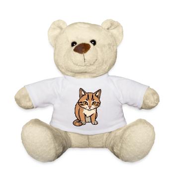 Katze - Teddy - Weiß - Vorne
