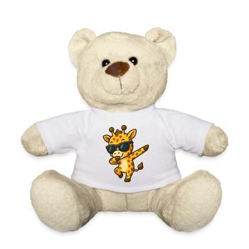 Süße Giraffe Dabbing Sonnenbrille Safari Kinder - Teddy - Weiß - Vorne