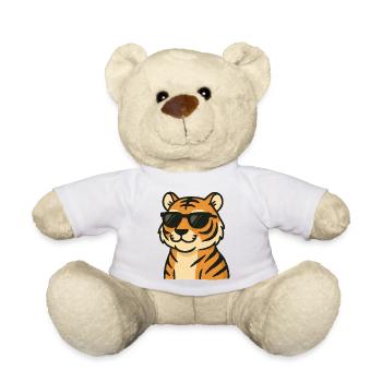 Tiger Comic - Teddy Bear - white - Front