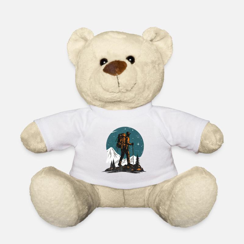 Bergwanderer - Teddy - Weiß
