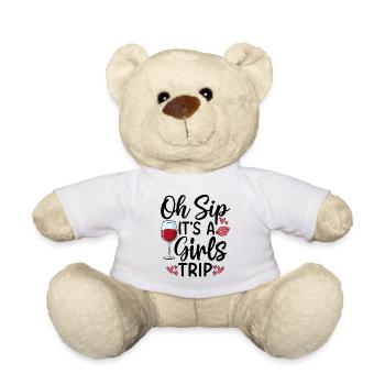 Oh Sip C’est un voyage entre filles - Nounours - blanc - Devant