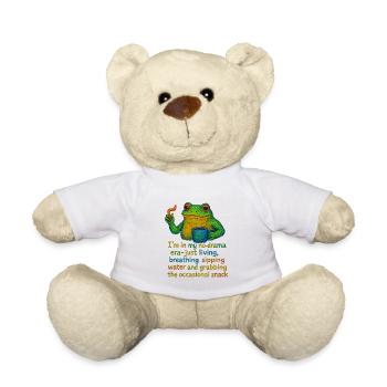 No-Drama Frosch Becher Design - Teddy - Weiß - Vorne