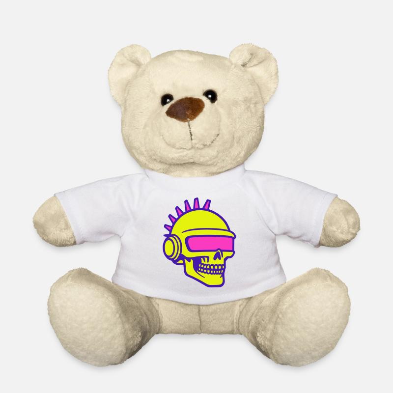 Future Skull Punk - Teddy - Weiß