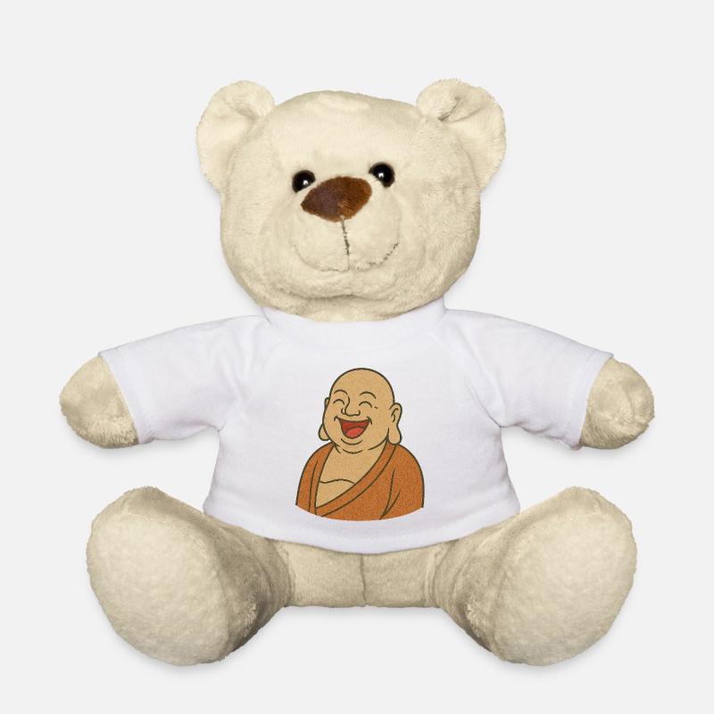 Budda_der_lacht- - Teddy Bear - white
