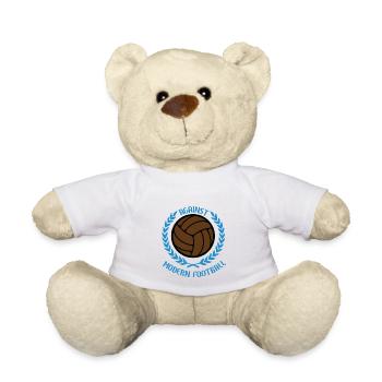 Gegen den modernen Fußball - Teddy - Weiß - Vorne