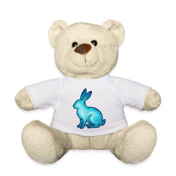 Âme Animal et Être Gardien : Lapin - Nounours - blanc - Devant
