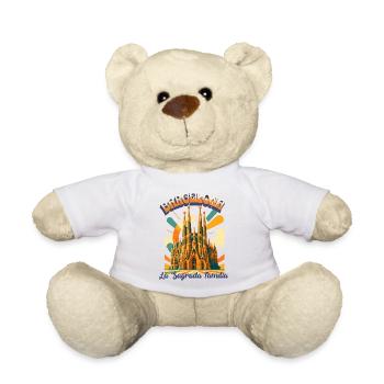LA SAGRADA FAMILIA - Barcelona Urban Retro Dreams - Teddy Bear - white - Front
