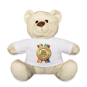 Weltbester Aufschieber des Fortschritts - Teddy - Weiß - Vorne