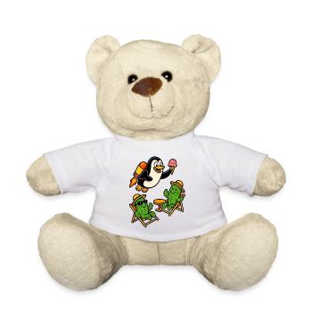 Pingouin Jetpack - Nounours - blanc - Devant
