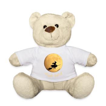 Night Witch Magic and Mystery - Teddy Bear - white - Front